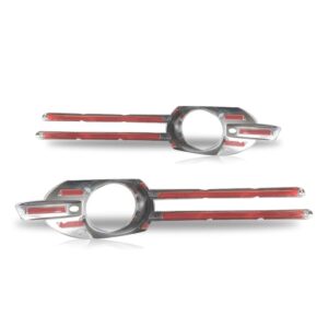 Par Aro Farol Do Milha Auxiliar Gol Giv 2004 A 2008 Cromado Cromado Ambos Os Lados