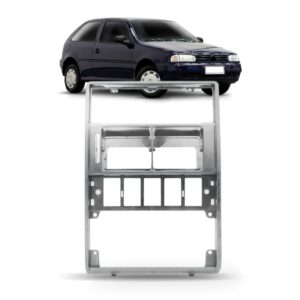 Moldura Radio Painel Cromada Gol 1995 Á 1999 Sem Difuso