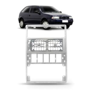 Moldura Radio Painel Cromada Gol 1995 Á 1999 Com Difuso