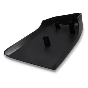 Polaina Parachoque Dianteiro Gol 1981 1982 1983 Preto Lado Direito