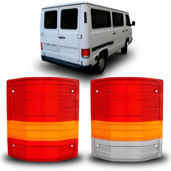 Lente Lanterna Traseira Mercedes Mb 180 1992 1993 1994 1995 Lado Direito