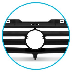 Grade Radiador Gol 1987 88 89 1990(farol Pequeno) 1a Linha