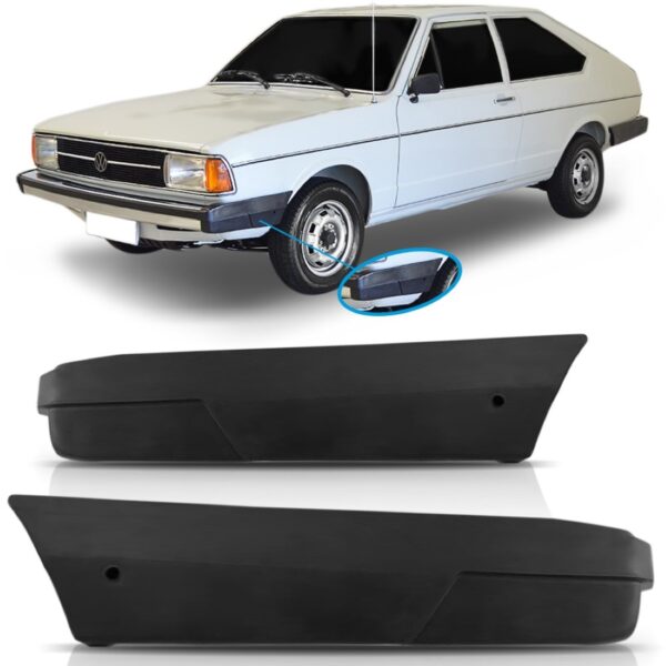 Polaina Parachoque Dianteira Passat 1979 1980 1981 1982 1983 Lado Esquerdo