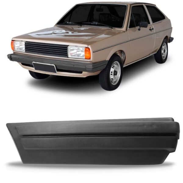 Ponteira Parachoque Dianteiro Gol 1984 1985 1986 Cinza Lado Direito