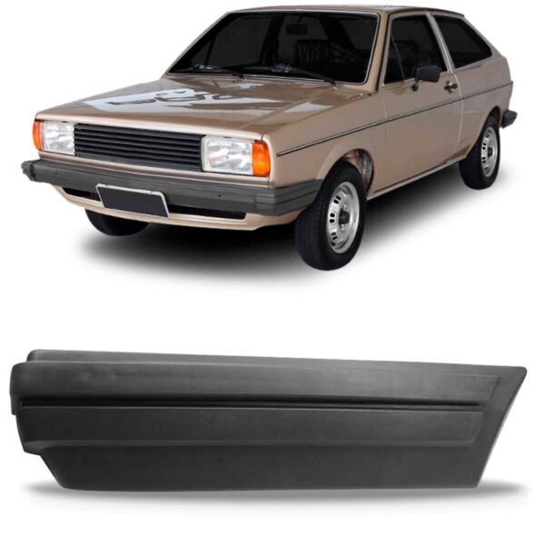 Ponteira Parachoque Dianteiro Gol 1984 1985 1986 Cinza Lado Esquerdo
