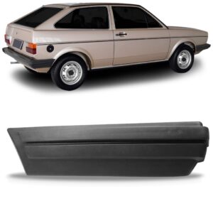 Polaina Parachoque Traseiro Gol 1984 1985 1986 Cinza Oferta Lado Esquerdo