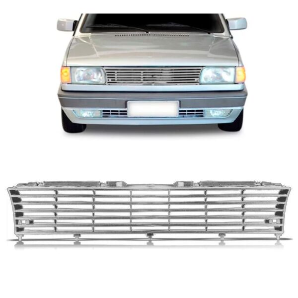 Grade Radiador Gol 1991 1992 1993 1994 Claro 1a Linha Cinza Claro