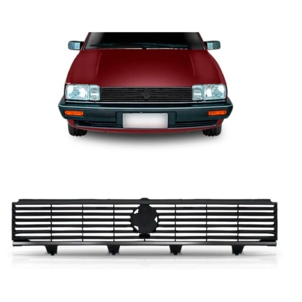 Grade Radiador Santana 1985 1986 1987 A 1990 1a Linha Preto