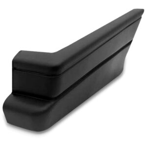 Ponteira Parachoque Traseiro Para Saveiro 1993 A 1997 Preto Lado Direito