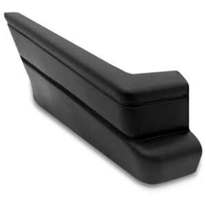 Ponteira Parachoque Traseiro Para Saveiro 1993 A 1997 Preto Lado Esquerdo