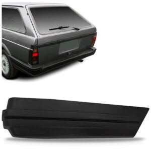 Ponteira Parachoque Traseiro Para Parati 1984 A 1986 Preto Lado Direito