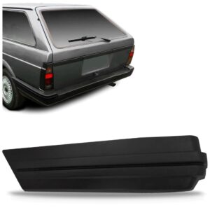 Ponteira Parachoque Traseiro Para Parati 1984 A 1986 Preto Lado Esquerdo