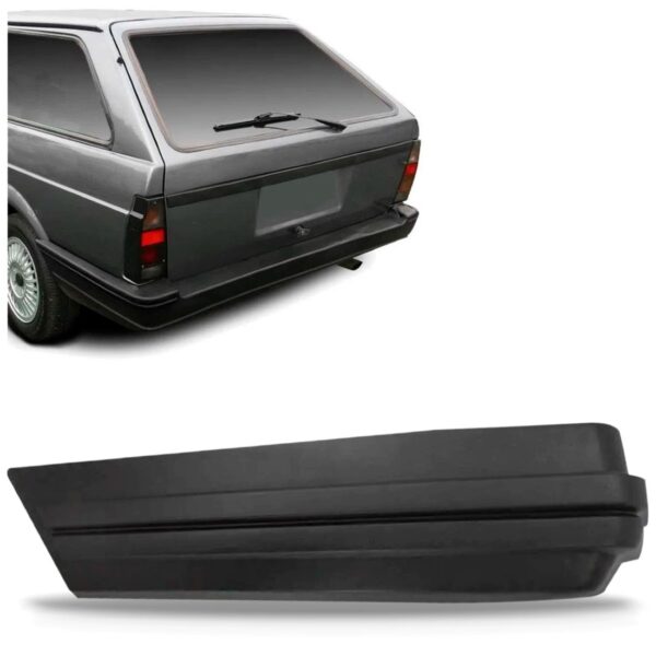 Ponteira Parachoque Traseiro Para Parati 1984 A 1986 Cinza Lado Esquerdo