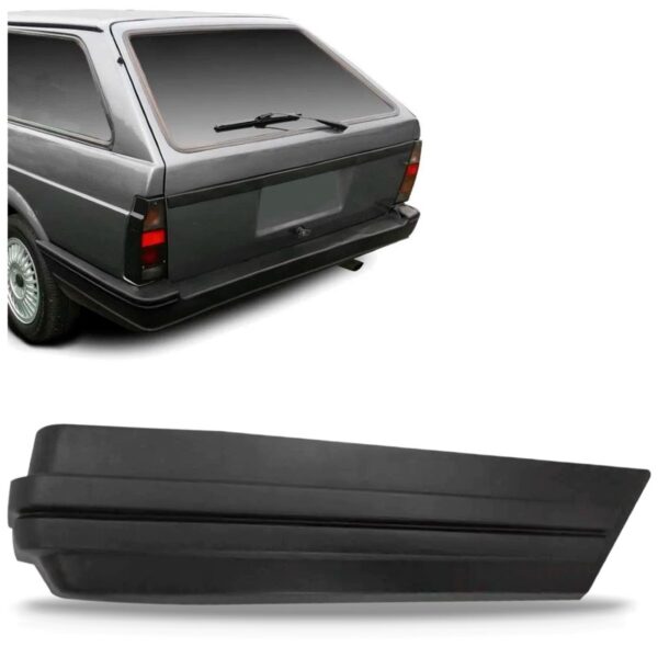 Ponteira Parachoque Traseiro Para Parati 1984 A 1986 Cinza Lado Direito