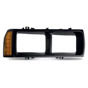 Moldura Farol Passat 1983 A 1988 Foco Duplo Preto Lado Direito