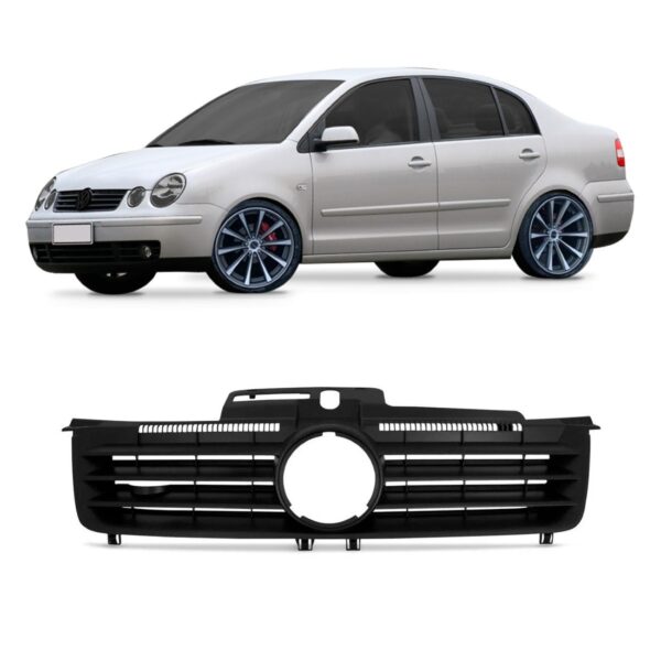 Grade Radiador Polo 2003 2004 2005 A 2006 1a Linha Preto