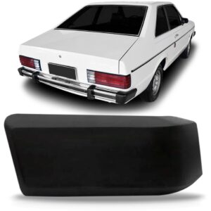 Ponteira Parachoque Tras. Corcel Ii Luxo 78 A 84 Curta Preto Lado Esquerdo