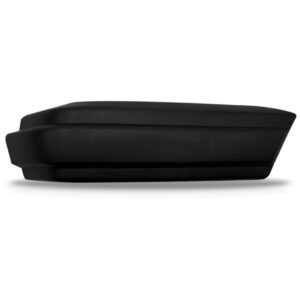 Ponteira Parachoque Dianteiro Escort 1983 A 1986 Preta Lado Direito