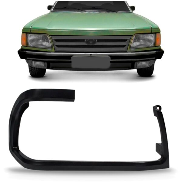 Aro Moldura Farol Del Rey 1985 86 87 88 89 90 91 1992 Preto Lado Direito