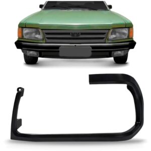 Aro Moldura Farol Del Rey 1985 86 87 88 89 90 91 1992 Preto Lado Esquerdo