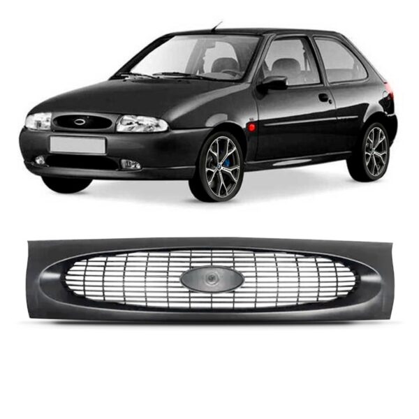 Grade Radiador Fiesta 1996 1997 1998 1999 1a Linha Preto