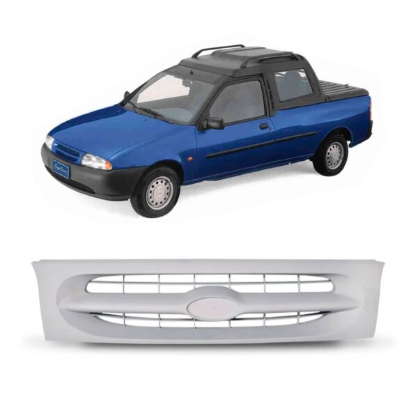 Grade Radiador Courier 1996 1997 1998 19991a Linha - Cinza