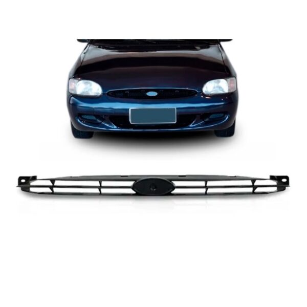 Grade Radiador Escort Zetec 1997 1998 1999 A 2002 1a Linha Preto