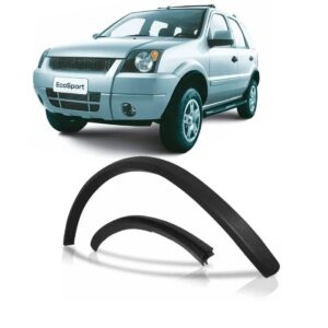 Moldura Vao Roda Dianteiro Ecosport 2003 A 2012 Preto Ld