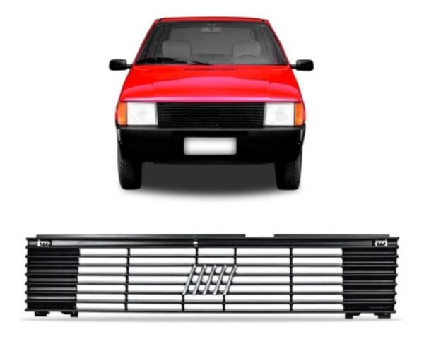 Grade Radiador Uno Mille Eletronic 1991 92 93 1994  Preto