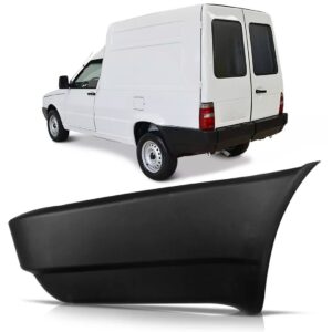 Ponteira Parachoque Traseiro Fiorino 1994 A 2002 Preto Lado Direito