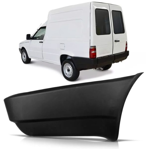 Ponteira Parachoque Traseiro Fiorino 1994 A 2002 Preto Lado Direito