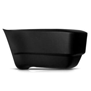 Ponteira Parachoque Traseiro Fiorino 1994 A 2002 Preto Lado Esquerdo