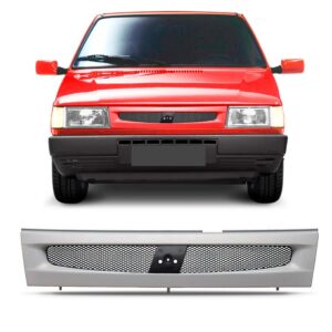 Grade Radiador Uno Smart 2001 2002 2003 2004 1a Linha Cinza Primer