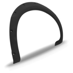 Alargador Vão Roda Traseiro Uno Way 2004 A 2013 Preto Lado Esquerdo