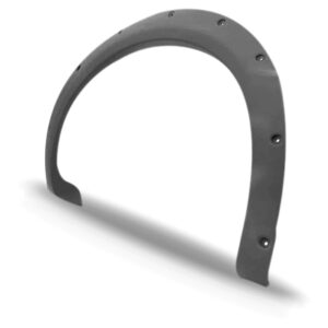 Alargador Vão Roda Traseiro Uno Way 2004 A 2010 Cinza Lado Direito