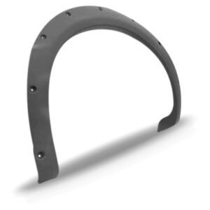 Alargador Vão Roda Traseiro Uno Way 2004 A 2010 Cinza Lado Esquerdo