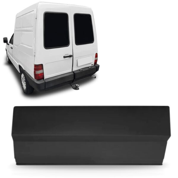 Moldura Porta Traseira Fiorino 1991 92 93 94 1995 1996 Preta Lado Direito
