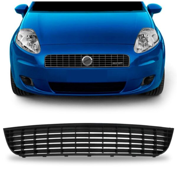 Tela Central Parachoque Punto 2007 08 09 A 2012 1a Linha