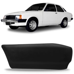Ponteira Parachoque Dianteiro Para Chevette 83 A 1986 Preto Lado Direito
