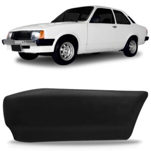 Ponteira Parachoque Dianteiro Para Chevette 83 A 1986 Preto Lado Esquerdo