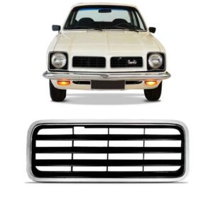 Grade Moldura Radiador Chevette 1978 A 1982 Prata 1a Linha Lado Direito