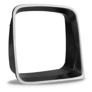 Aro Moldura Farol Chevette 81 A 82 Preto Plástico Resistente Lado Direito