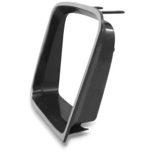 Aro Moldura Farol Chevette 81 A 82 Preto Plástico Resistente Lado Direito