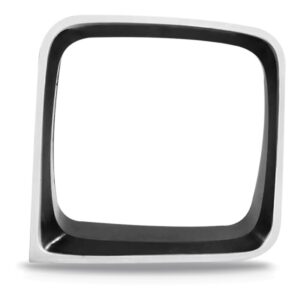 Aro Moldura Farol Chevette 81 A 82 Preto Plástico Resistente Lado Esquerdo