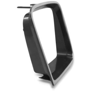 Aro Moldura Farol Chevette 81 A 82 Preto Plástico Resistente Lado Esquerdo
