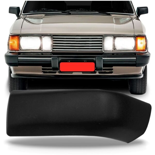 Polaina Parachoque Dianteiro Opala 1985 86 / 92 Cinza Oferta Lado Direito