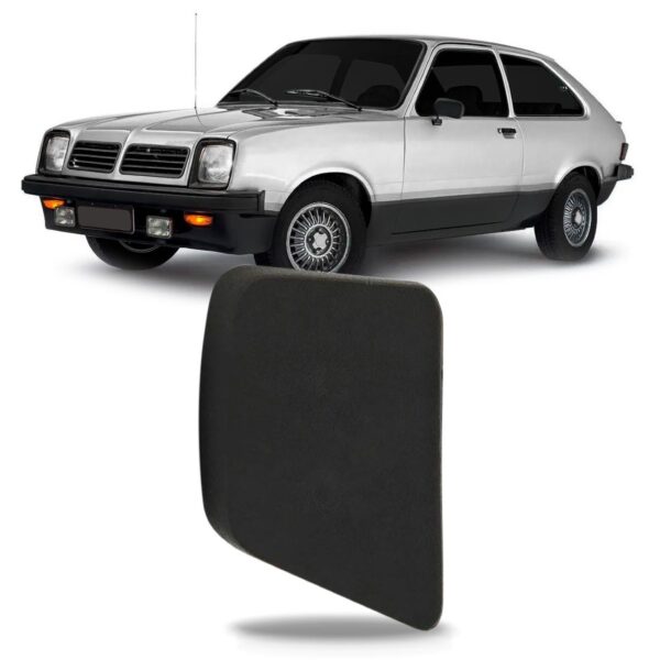 Ponteira Parachoque Dianteiro Chevette 1972 A 1982 Preto Lado Direito