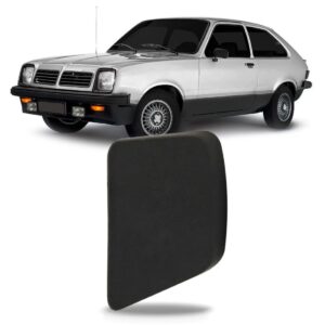 Ponteira Parachoque Dianteiro Chevette 1972 A 1982 Preto Lado Esquerdo