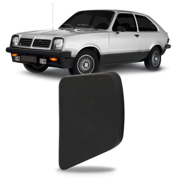 Ponteira Parachoque Dianteiro Chevette 1972 A 1982 Preto Lado Esquerdo