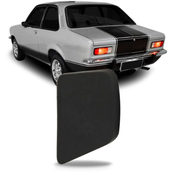 Ponteira Parachoque Traseiro Chevette 1972/1982 Preto Lado Direito
